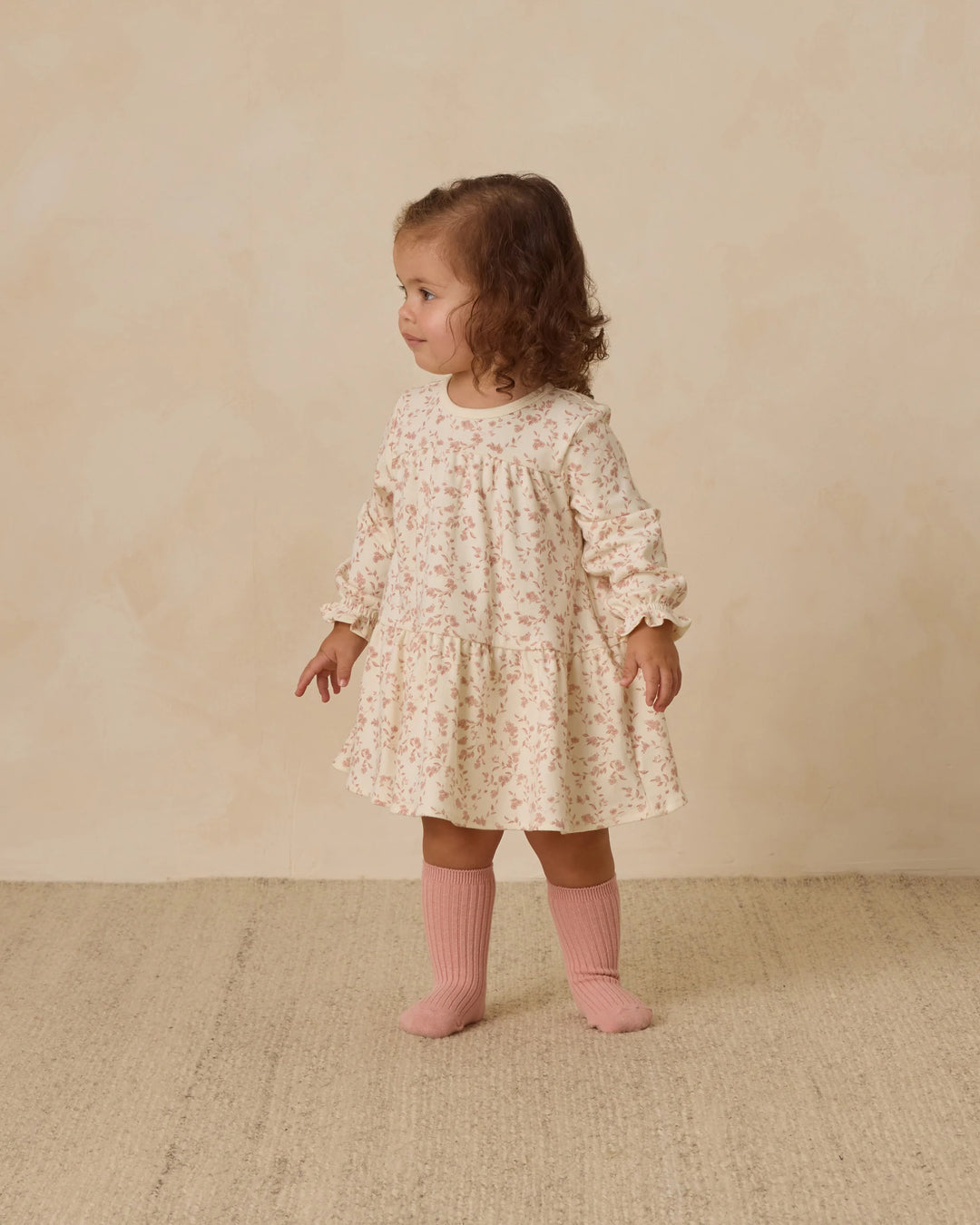Tiered Jersey Dress - French Garden