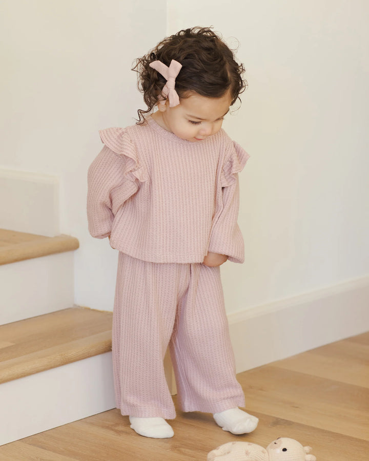 Ruffle Cozy Set - Rose
