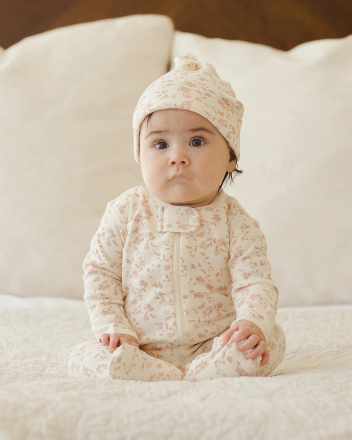 Long Sleeve Sleeper Footie - French Garden