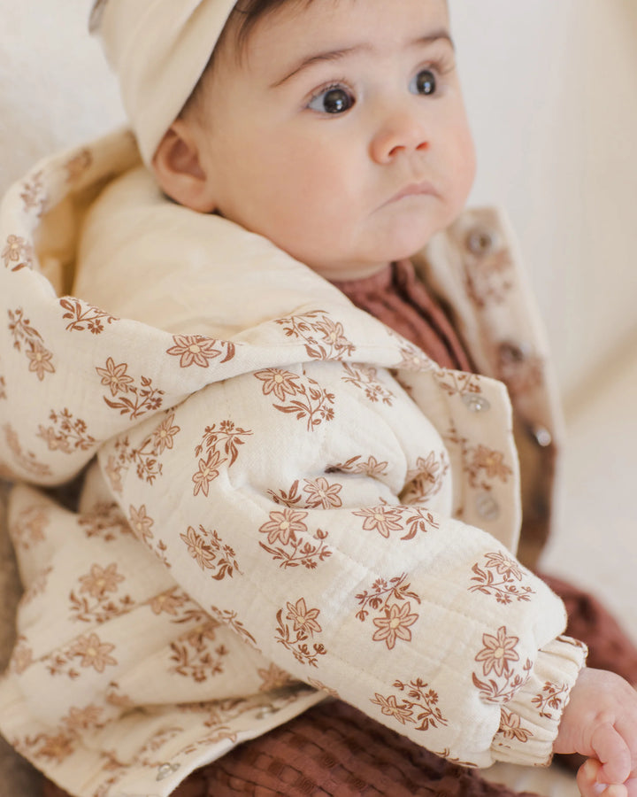 Hooded Woven Jacket - Daylily