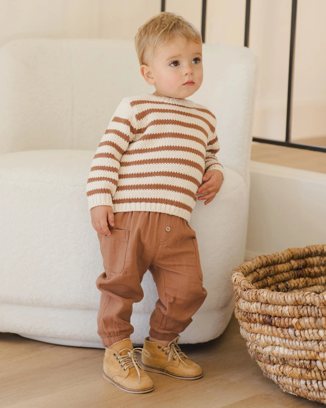 Rex Sweater - Cedar Stripe