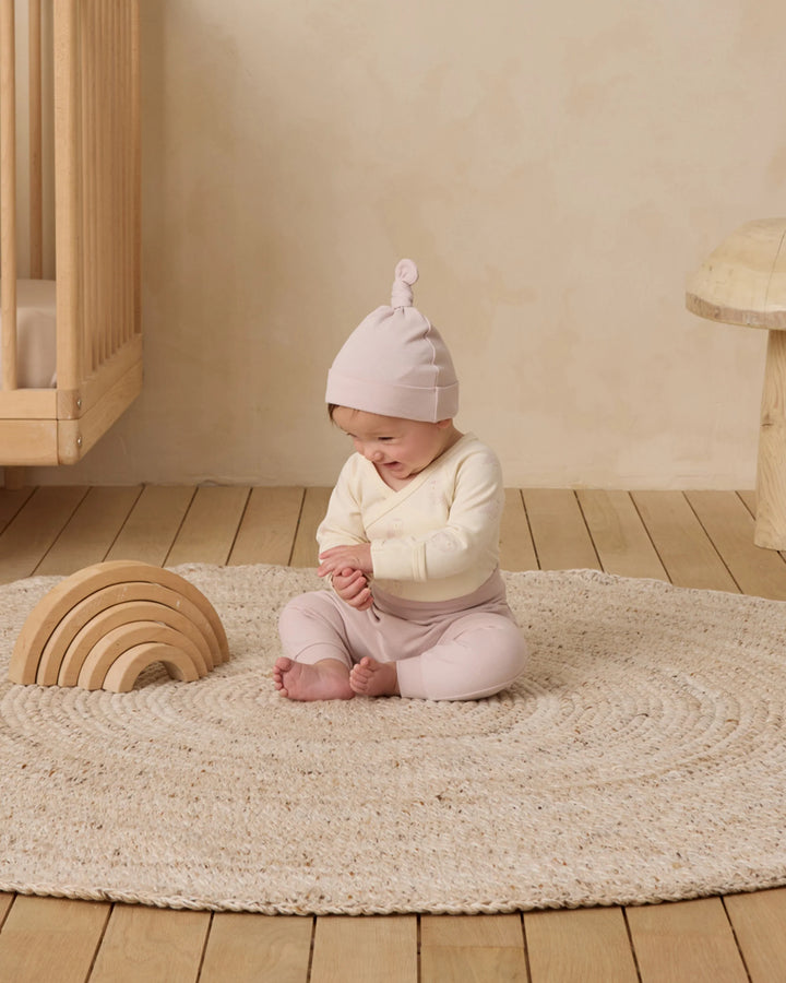 Side Snap Bodysuit + Pant Set - Snow Owls
