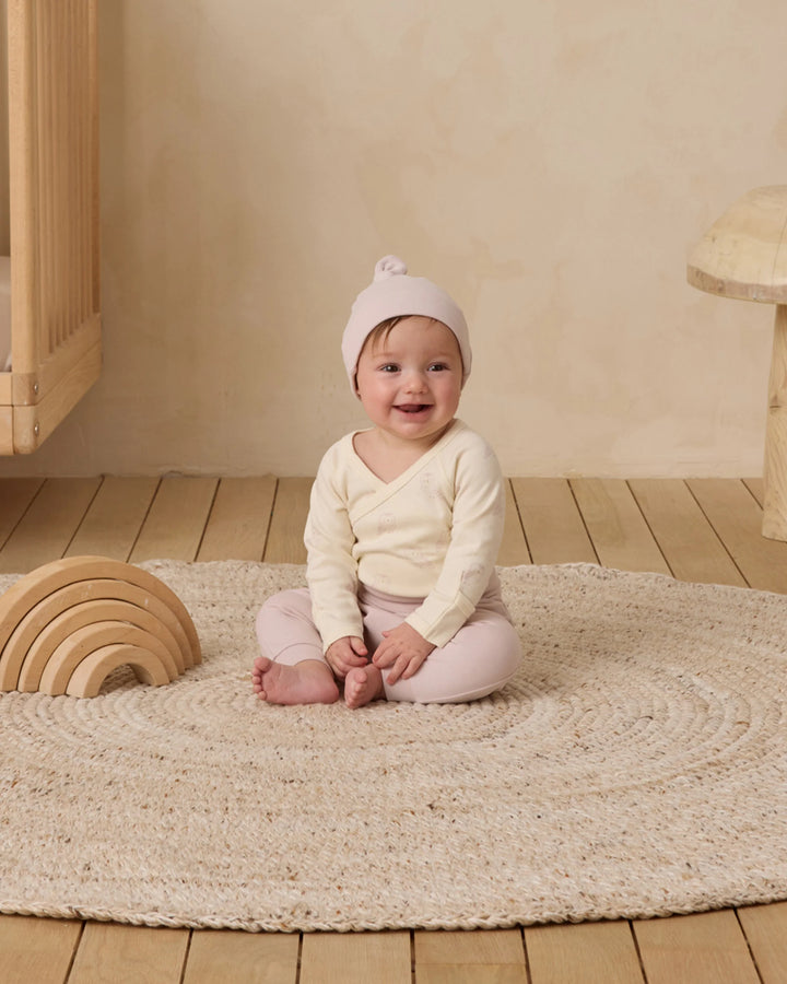 Side Snap Bodysuit + Pant Set - Snow Owls