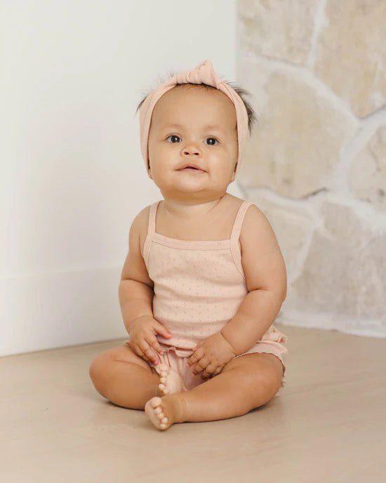 Pointelle Tank + Shortie Set - Melon