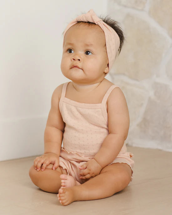 Pointelle Tank + Shortie Set - Melon