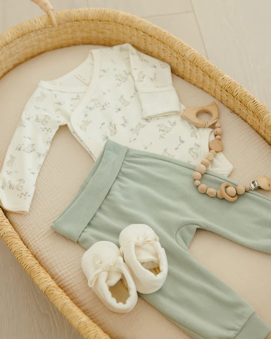 Side Snap Bodysuit - Bunnies