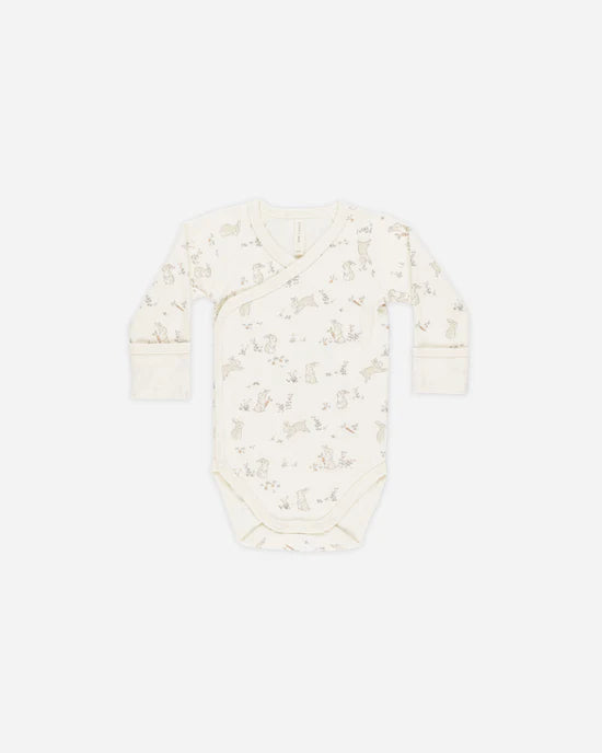 Side Snap Bodysuit - Bunnies
