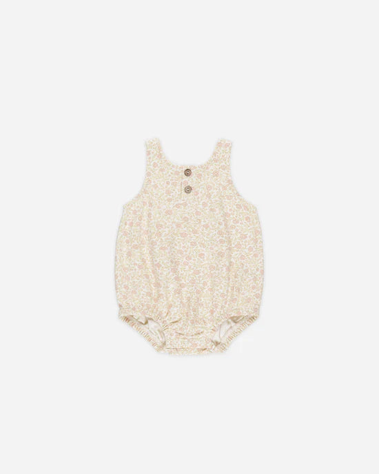 Sleeveless Bubble Romper - Primrose