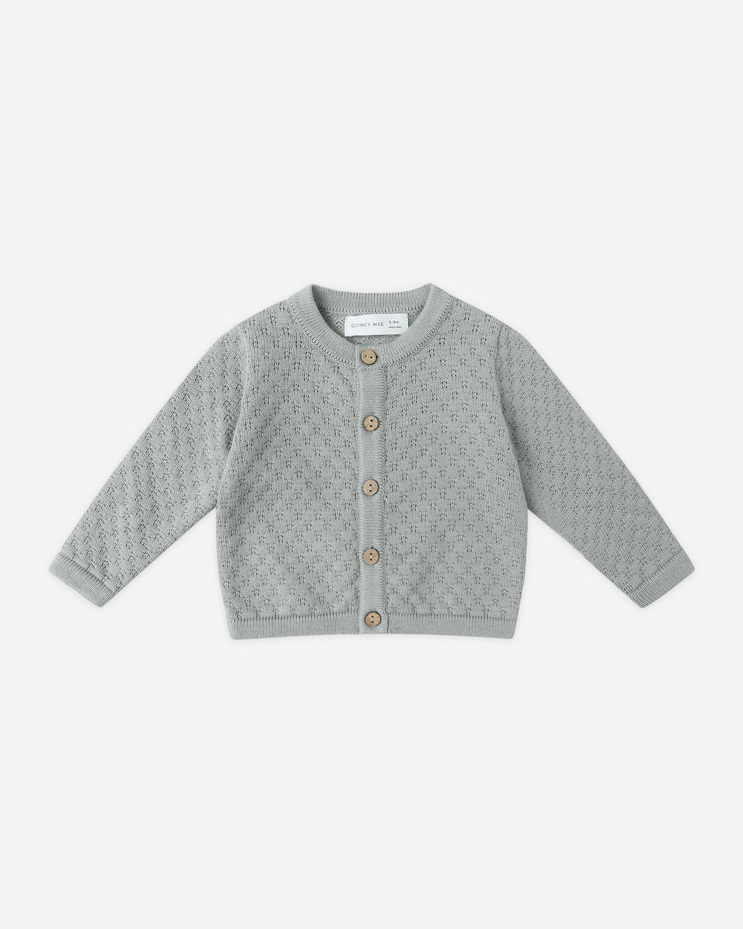 Knit Cardigan - Blue Steel