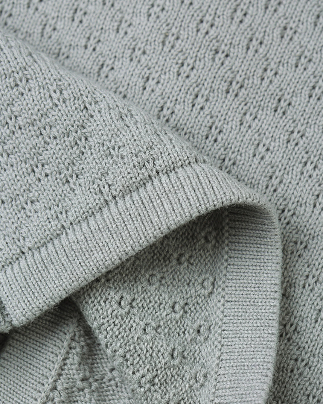 Knit Cardigan - Blue Steel