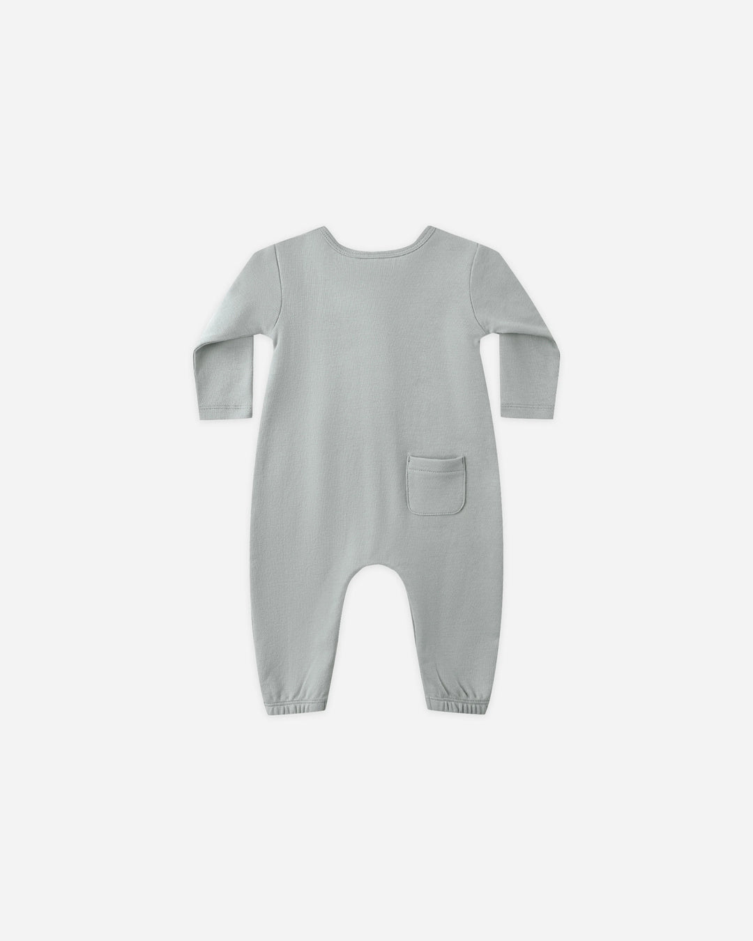 Long Sleeve Jumpsuit - Steel Blue