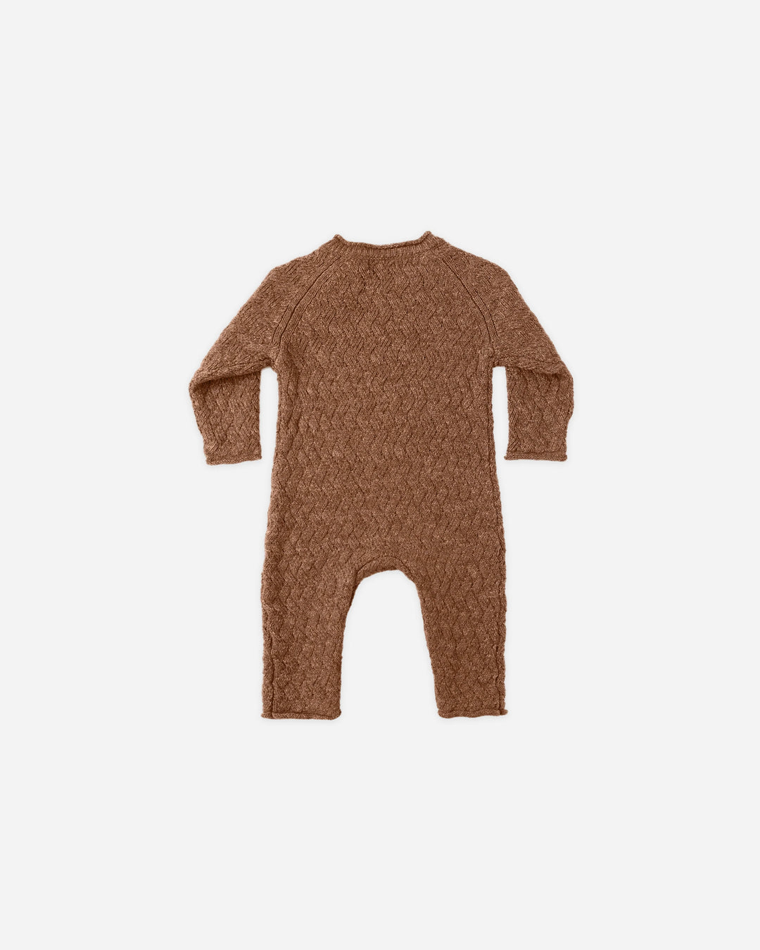Cozy Heather Knit Jumpsuit - Cedar