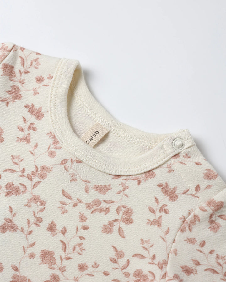 Jersey Bodysuit 2-pack - French Garden, Rose Micro Stripe