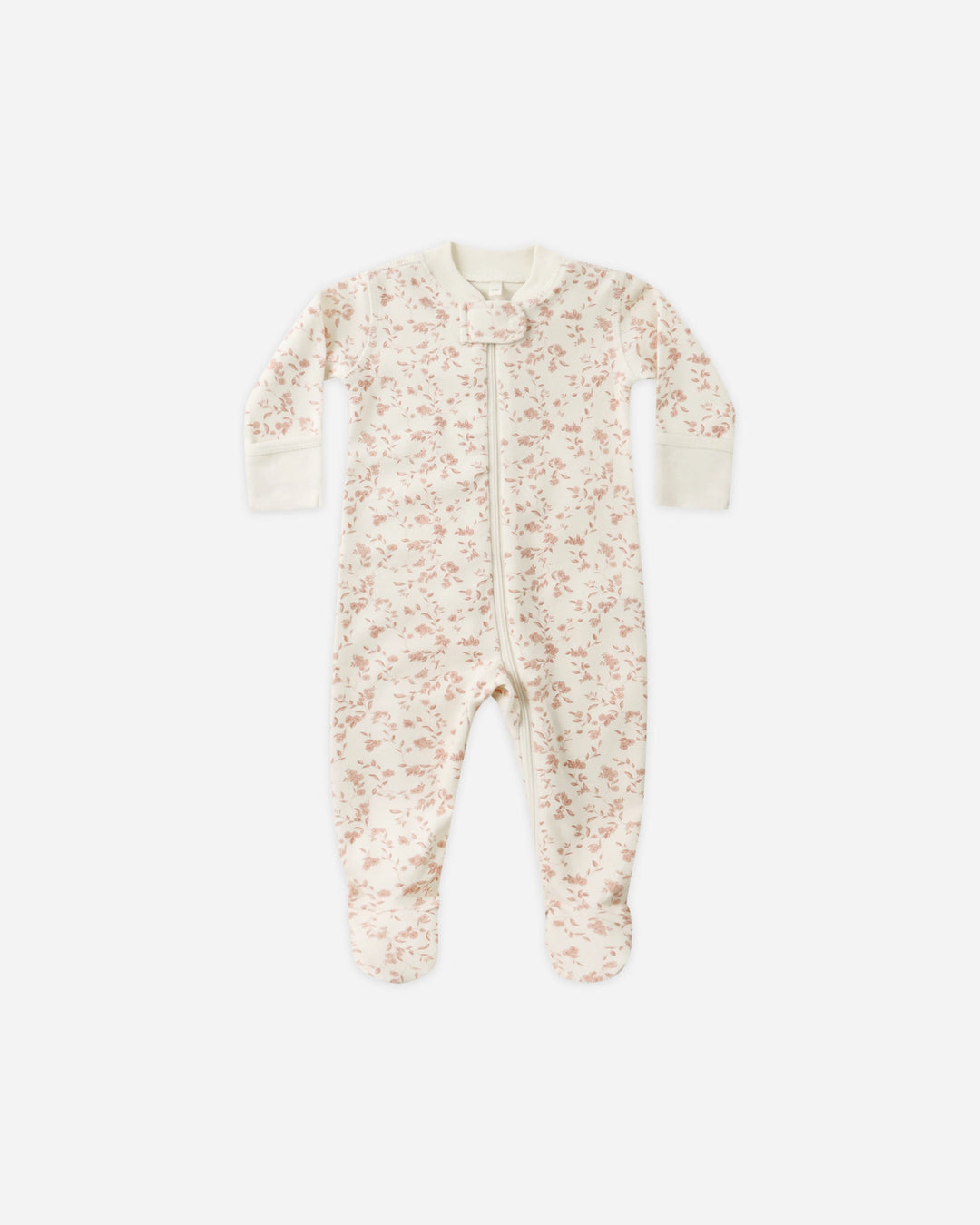 Long Sleeve Sleeper Footie - French Garden