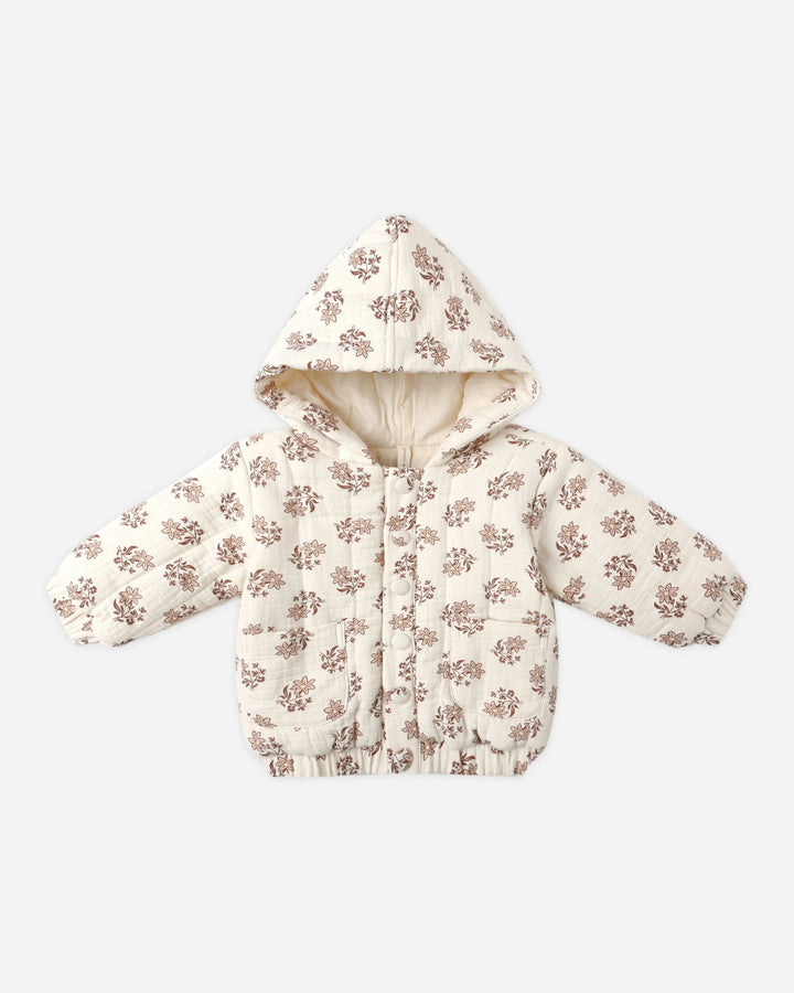 Hooded Woven Jacket - Daylily