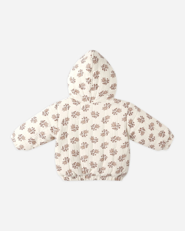 Hooded Woven Jacket - Daylily