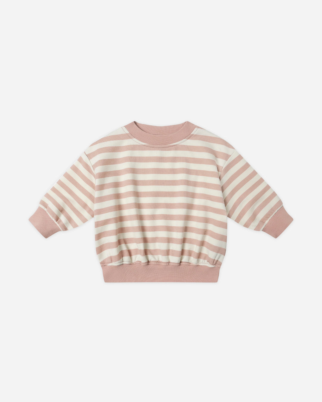 Relaxed Sweatshirt - Pink Stripe