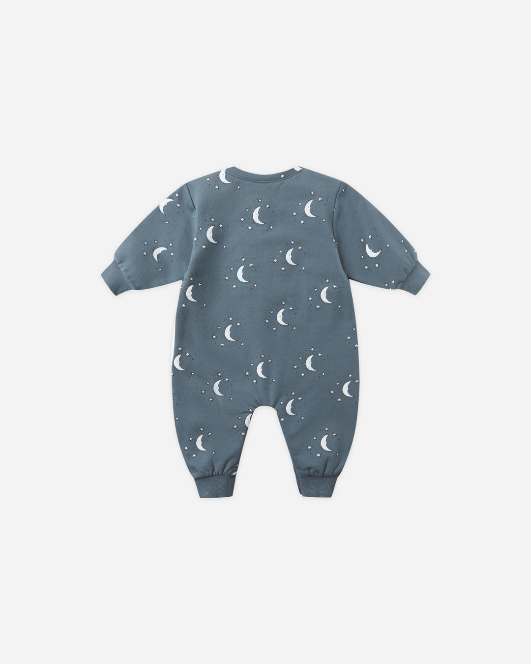 Relaxed Fleece Jumpsuit - Silver Moons