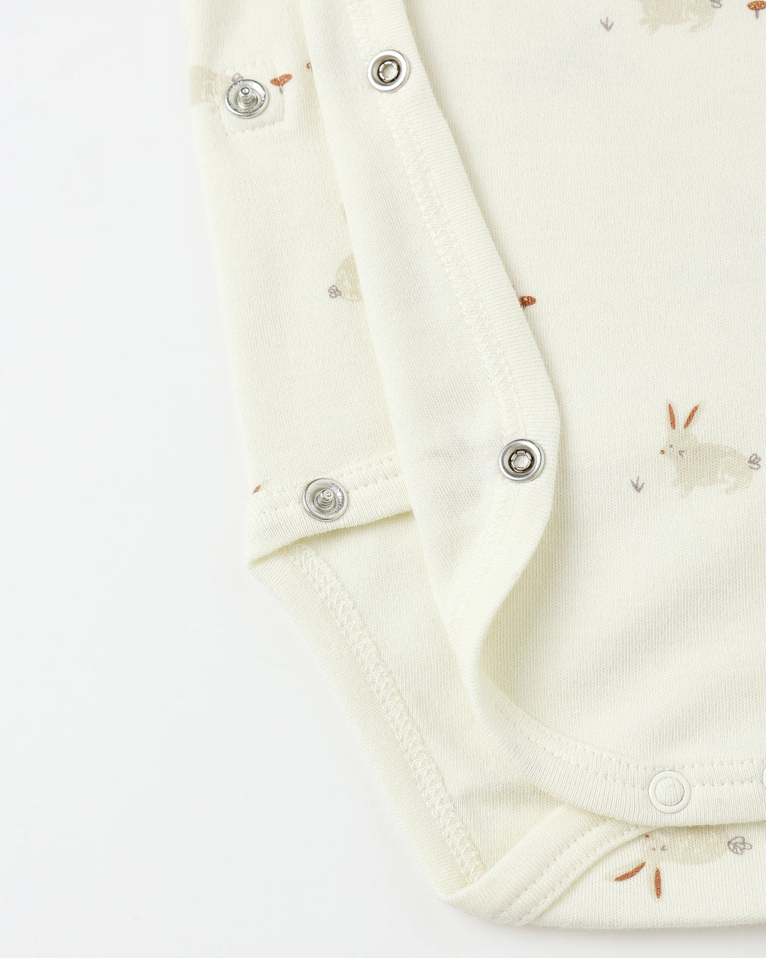 Side Snap Bodysuit/Pant Set - Bunnies