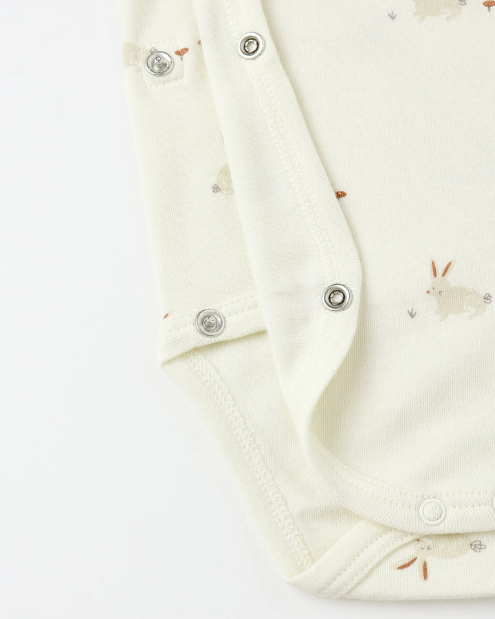 Side Snap Bodysuit/Pant Set - Bunnies