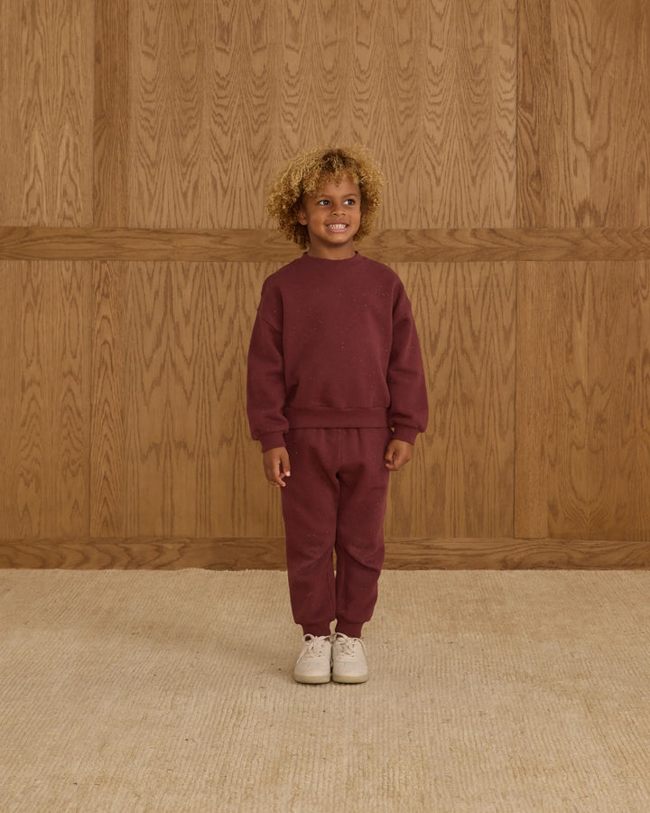 Relaxed Sweatpant - Burgundy