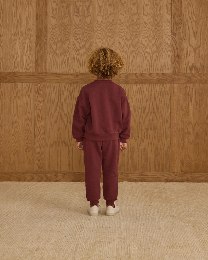 Relaxed Sweatpant - Burgundy