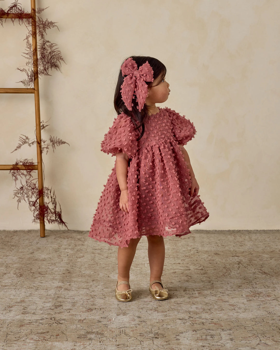 Everly Bow- Raspberry