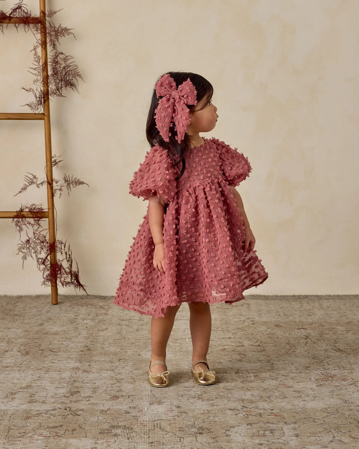 Everly Bow- Raspberry