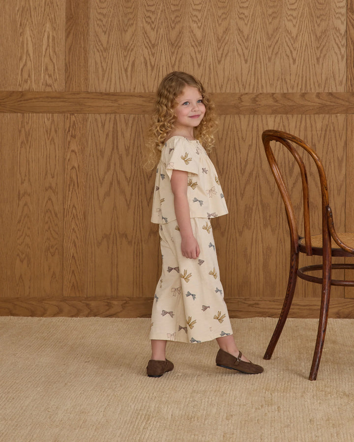 Wide Leg Pant - Bows