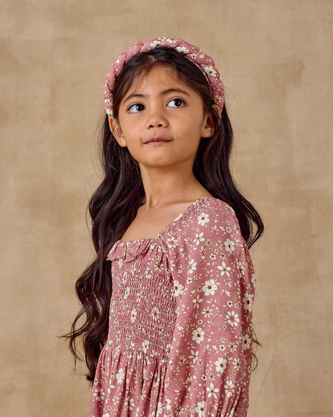 Braided Headband - Rose Bloom