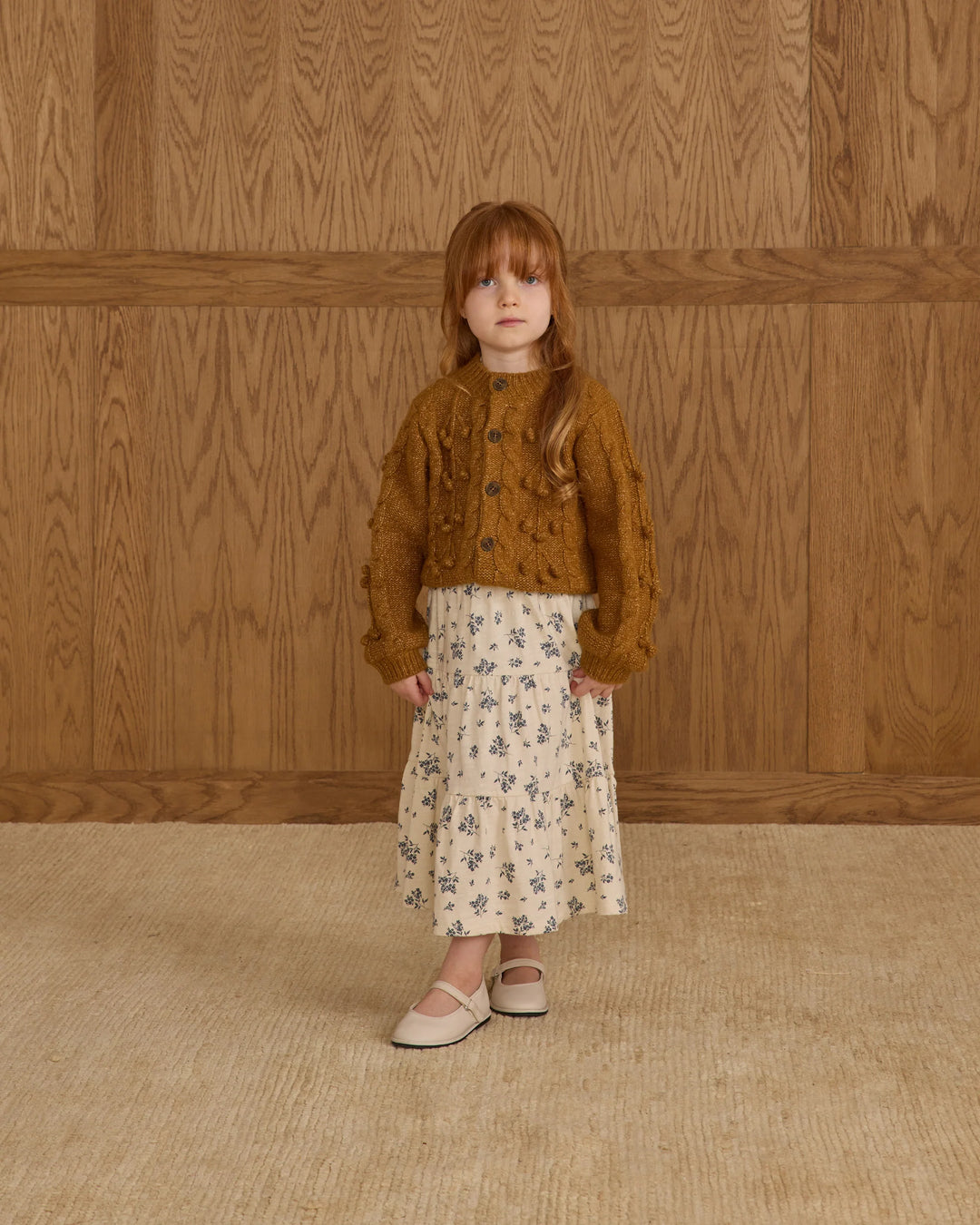 Bobble Cardigan - Golden