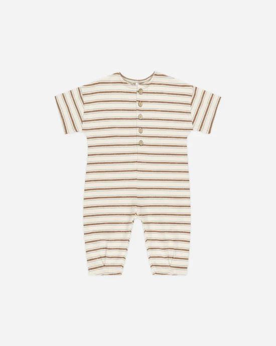 Hayes Jumpsuit - Saddle Stripe