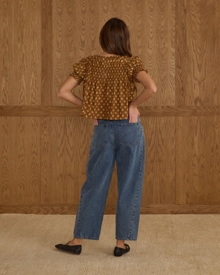 Barrel Pant - Indigo Denim