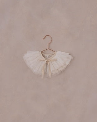 RUFFLE TULLE COLLAR | IVORY