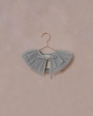 RUFFLE TULLE COLLAR | POWDER BLUE