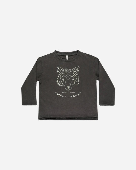 Raw Edge Tee - Wolf Pack