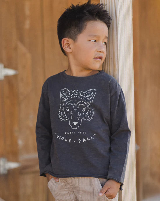 Raw Edge Tee - Wolf Pack