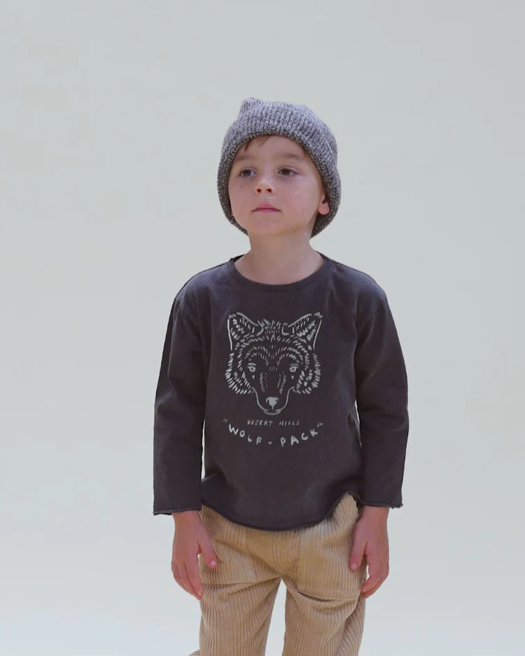 Raw Edge Tee - Wolf Pack