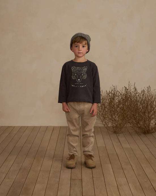 Raw Edge Tee - Wolf Pack