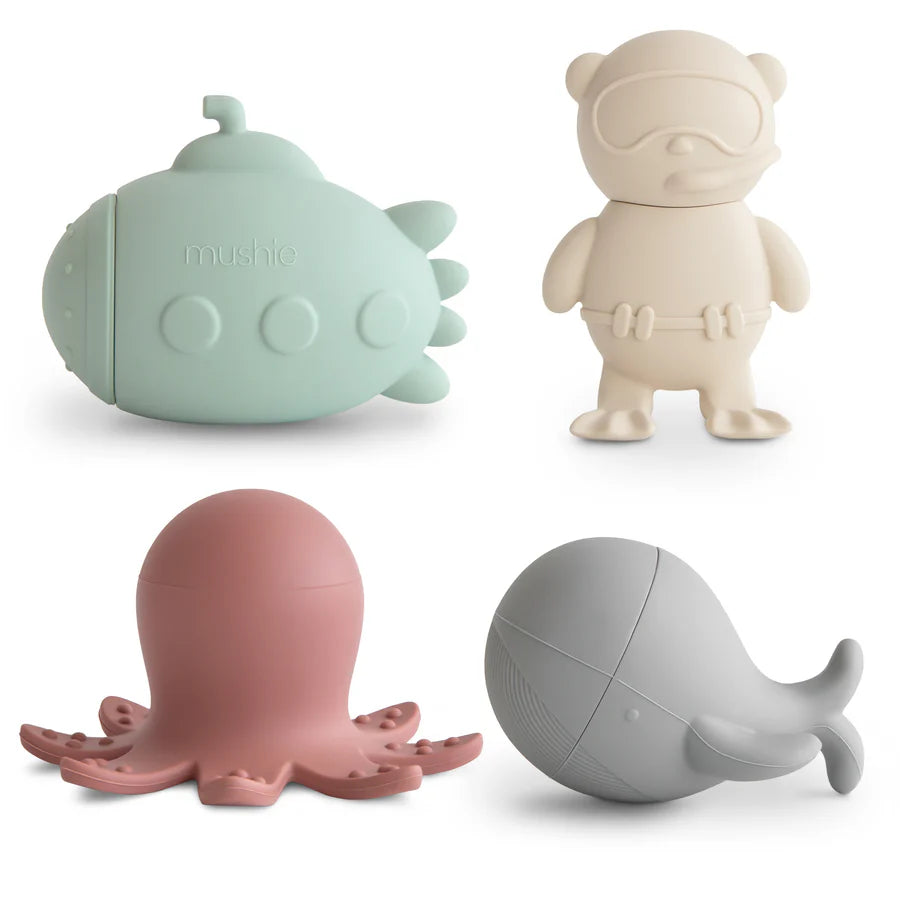 Sealife Mold Free Bath Play Set - 4 pack