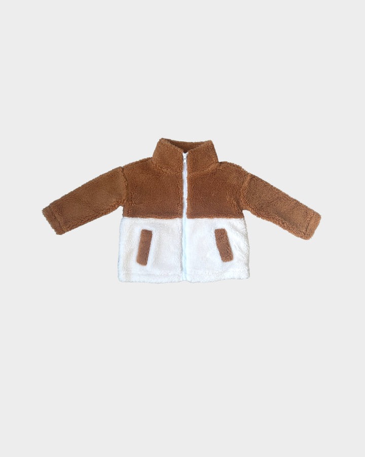 Sherpa Jacket in Caramel