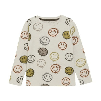T-SHIRT LS AOP-Moonbeam
