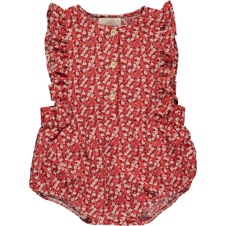 Megan Bubble in Red Ditsy Floral