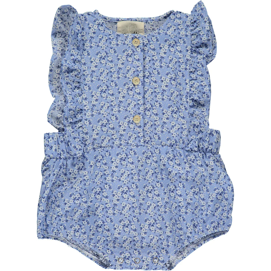 Megan Bubble in Blue Ditsy Floral