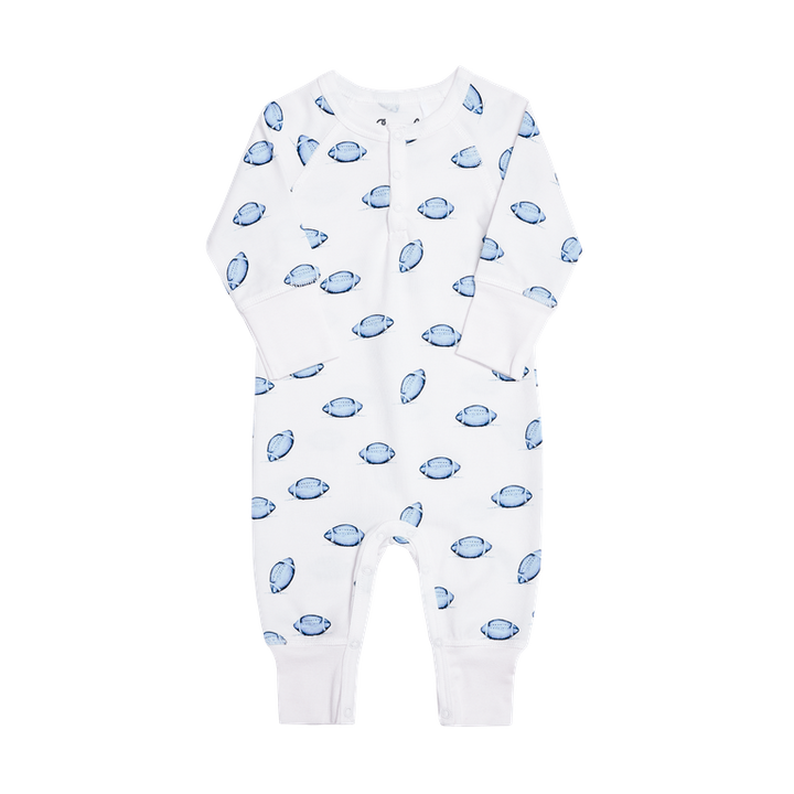 Unionsuit - Cream Foot Ball