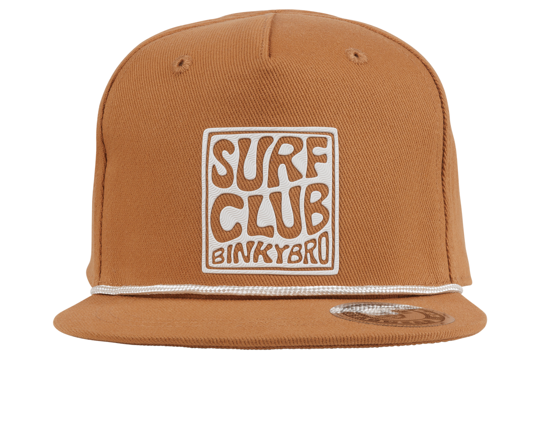 Surf Club Hat: Adult (one size fits most) / Brown / Standard Fit