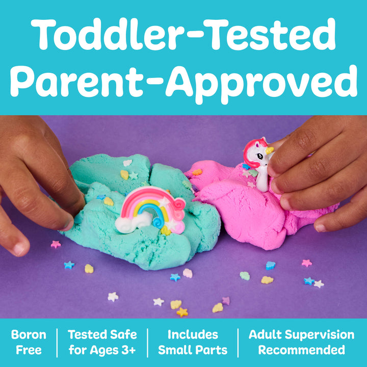 Sensory Mini Play Kit Jar with Cloud Clay: Unicorn Theme