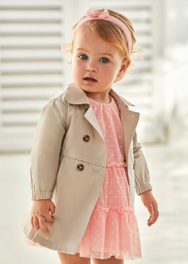 Girls Raincoat - Sand