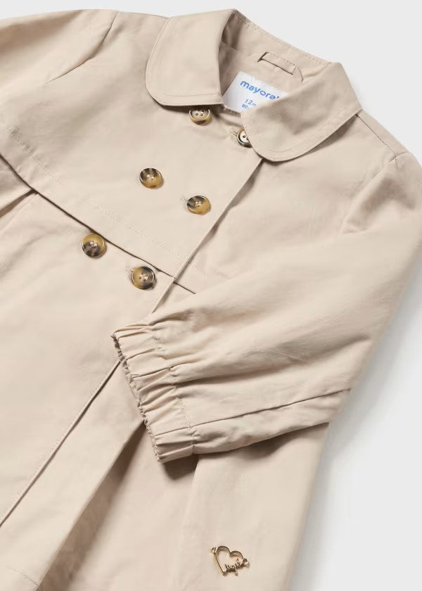 Girls Raincoat - Sand
