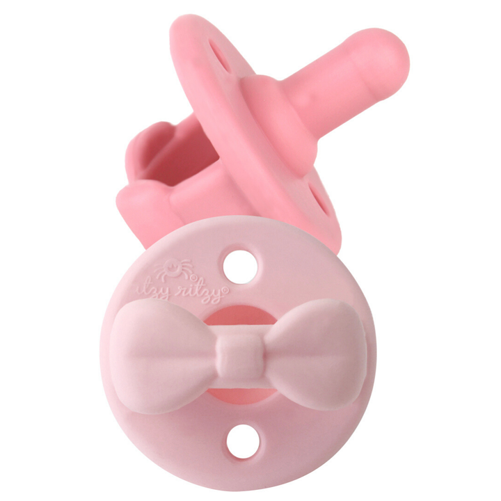 Sweetie Soother™ Pacifier Sets : Robin's Egg Blue + Navy Cables